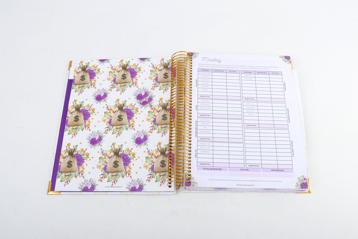 A4 FAITH-BASED 12-MONTH UNDATED BUDGET PLANNER - FULL