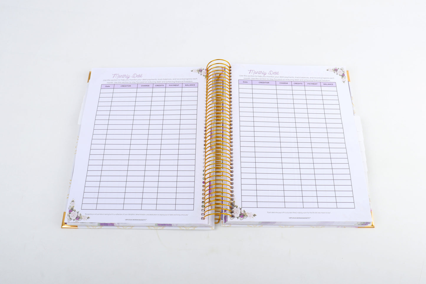 A4 FAITH-BASED 12-MONTH UNDATED BUDGET PLANNER - FULL